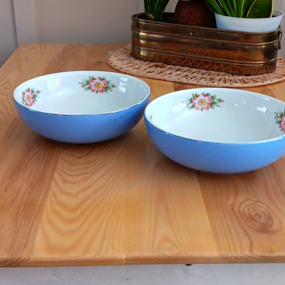 Hall's Superior Quality Kitchenware Serving Dishes Blue Morning Glory - Picture 5 of 10